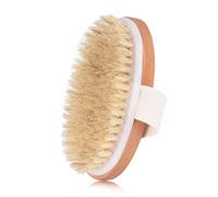 JINGYAN Tappo per scarico lavello Bristles Dry Body Brush Wooden Oval Shower Bath Brushes Exfoliating Massage Cellulite Treatment Blood Circulation