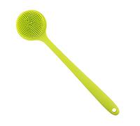 JINGYAN Tappo per scarico lavello Cepillo de baño de mango largo, masajeador corporal, cepillo de silicona para el cuidado de la piel, cepillos de ducha(Green)