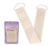 JINGYAN Tappo per scarico lavello Cotone e lino Spazzole Asciugamani da bagno Strofinare Esfoliante Schiena Fango Peeling Massaggio Corpo Doccia Scrubber Flessibile Pelle Pulita