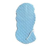JINGYAN Tappo per scarico lavello Exfoliate Soft Sponge Body Scrubber Bath Exfoliating Scrub Sponge Shower Brush Body Cleaner Dead Skin Remover(Blue)