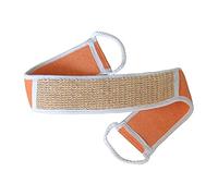 JINGYAN Tappo per scarico lavello Natural Loofah Back Scrubber Soft Exfoliating Bath Sponge for Body Cleaning Long Shower Luffa Sponge Bathroom Accessories(Orange)