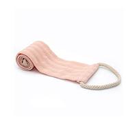 JINGYAN Tappo per scarico lavello Rubbing Washcloth Bath Brush for Back Towels Exfoliating Scrub Shower Sponge for Body Bathroom Accessories Nylon Towel(Light pink)