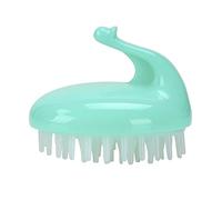 JINGYAN Tappo per scarico lavello Silicone Brush Massage Comb Shampoo Scalp-Scrubble for Hair and Body Care hair massager(Green)