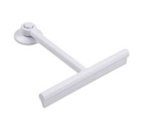 JINGYAN Tergicristallo per vetri Glass Wiper Scraper Shower Squeegee Cleaner With Silicone Holder Bathroom Mirror Cleaning(White)