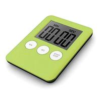 JINGYAN Timer da Cucina Kitchen Timer Digital Magnetic Cooking Baking LCD Count Down Up Loud Alarm Countdown Alarm Magnet Clock Sleep Clock for Kitchen(Green)
