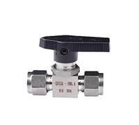 JINGYAN Valvole a sfera Tube Compression Union Ball Valve Stainless Stel Water Gas Fuel(25.4mm 1 Inch,SS304)