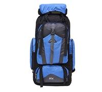 JINGYAN Zaini da esterno Large Outdoor Backpack Waterproof Camping Hiking Backpack Men Women Climbing Travel Bag Lightweight Luggage Rucksack(Blue)