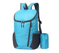 JINGYAN Zaini da esterno Lightweight Foldable Backpack Waterproof Large Capacity Ultralight Outdoor Travel Men Women Sports Backpacks(Blue)
