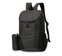 JINGYAN Zaini da esterno Lightweight Foldable Backpack Waterproof Large Capacity Ultralight Outdoor Travel Men Women Sports Backpacks(Schwarz)