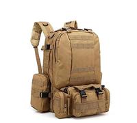 JINGYAN Zaini da esterno Tactical Backpack 4 in 1 Military Bag Army 3D Rucksack Men Waterproof Outdoor Sport Hiking Camping Travel Climbing