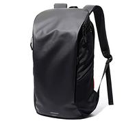 JINGYAN Zaini da viaggio Men Waterproof Backpack Black Daily School Bag Rucksack Male