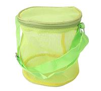 JINGYAN Zaini per Cani Pets Carrying Mesh Cage Bags with Adjustable Strap Durable Breathable Cylindrical Travel Hamster Rabbit(Light Green)