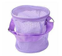 JINGYAN Zaini per Cani Pets Carrying Mesh Cage Bags with Adjustable Strap Durable Breathable Cylindrical Travel Hamster Rabbit(Plum)