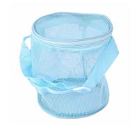 JINGYAN Zaini per Cani Pets Carrying Mesh Cage Bags with Adjustable Strap Durable Breathable Cylindrical Travel Hamster Rabbit(Blue)
