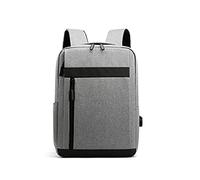 JINGYAN Zaino da uomo Backpack Multifunctional Waterproof Bags For Male Business Laptop Backpack USB Charging Bagpack Nylon Casual Rucksack(Grey)
