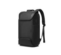 JINGYAN Zaino da uomo Waterproof Anti-theft Backpack Men Ladies Laptop Daily Work Business Charging School Bag Portable(Schwarz)