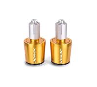 JINGYAOTONG per Yamaha Xmax 125 250 300 400 X-Max Moto 7/8 "22mm Manopole Manubrio cap Spina Parti di Peso Tappo A Mano (Colore : Oro, Misurare : 1)