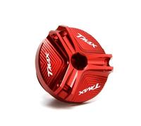 JINGYAOTONG Tappi a Vite per Moto Moto CNC Tappo Olio Motore Bullone Vite di Riempimento della Copertura per Yamaha T-Max 500 530 TMAX530 SX/DX 2017-2019 TMAX 560 2020 2021 2022 2024 (Colore : Rosso)