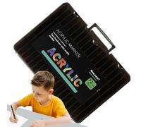 Jingyash Pennarelli per Pittura,Pennelli a Doppia Punta per Tessuti | Materiali Artistici con Asciugatura Rapida, Inchiostro Impermeabile Resistenti allo Sbiadimento per Bambini e Decorazione Scarpe