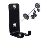 Jingyash Porta Bilanciere - Supporto Palestra in Metallo - Rastrelliera da Parete Verticale per Bilanciere,Organizzazione Palestra Cantina Spazio Fitness Attrezzature Allenamento