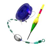 Jingyash Set Lenza da - Kit Automatico Portatile con Galleggiante Cangiante | Gruppo Lenza con Galleggiante Scorrevole Pronto all'Uso | per Lago Mare Acqua Barca Outdoor Esterno Viaggio Donne Uomini