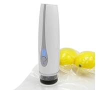 Jingyash Sigillatore Sottovuoto Portatile - Salva Pasto A Freschezza Duratura - Sigillatrice Sottovuoto Da Viaggio Per Alimenti - Per Carne Avanzi Verdure Frutta Pesce Formaggio Dispensa Picnic