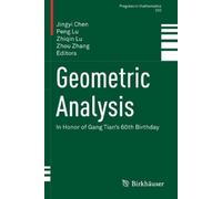 Jingyi Chen Zhiqin Lu Zhou Zhang Peng Lu Geometric Analysis (Tascabile)