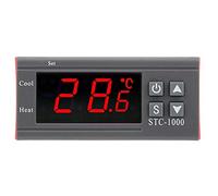 Jingyig Termoregolatore, termostato digitale STC - 1000 leggero, volume ridotto con sensore per serbatoi dell'acqua leggibilità AC110-220V Uso frigoriferi