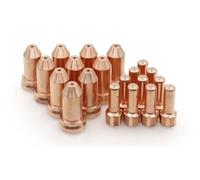 Jingyingtt 20 pz PT80 PTM80 PTM-80 IPT-80 Elettrodo Al Plasma 52558 Ugello Punta 51311-P1.0/1.2/1.3mm for Taglio Torcia di Consumo per saldatura ad arco