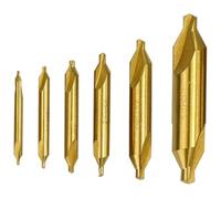Jingyingtt Punta da trapano HSS for foratura, 6 pezzi, svasatori, punte angolari da 1,0/1,5/2,0/2,5/3,5/5 mm for utensili for la lavorazione dei metalli.