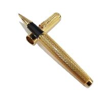Jinhao 1200 Drago d'oro Rosso di Cristallo Penna Roller Occhi