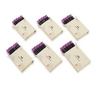 JINHAO - 30 ricariche per penna stilografica JINHAO e Baoer, dimensioni standard (viola pallido, 30 pezzi)