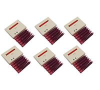 Jinhao Set di 30 cartucce d'inchiostro per penna stilografica, di vari colori Rosso