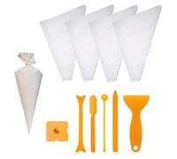 JINJUMEI 20 Pezzi Sacchetti per Malta, Sacchetti per Fughe, Sacchi Per Cemento per Muratura, Set di strumenti per la stuccatura, Sacco di Malta per Fughe, Impermeabili, Riutilizzabili