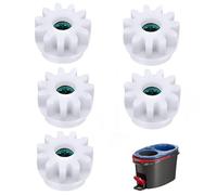 JINJUMEI Set di 5 Pezzi di Ricambio per Spin Mop Accessori per Cuscinetto di Ricambio per Mocio a Pedale e Scopa Rotante Cuscinetto a Pedale Monodirezionale per Cuscinetto a Frizione Kit Ingranaggi