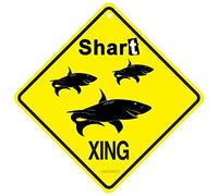 JINKAIRUI Nuovo Metallo Tin Sign Shart Xing Segno Maniaci del Lavoro per Interni Esterni Decorazione Della Parete 12x12 Segno Quadrato