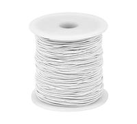 Jinlaili 0.8mm Filo Elastico Rotondo Corda Stretch Bobina di Filo Elastico per Cucire Perline Gioielli Bracciali Fai da Te Artigianato
