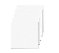 Jinlaili 5PCS Telaio con Tela per Pittori, Bianco Tele per Pittura Cotone, Tele d'artista intelaiate, Tele Cartonate per Dipingere, Tela per Pannello di Tela Pittura A Olio Cavalletto (10 * 10cm)