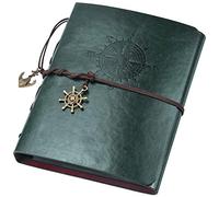 Jinlaili Album Fotografico Fai da Te, 60 Pagine Nere Portafoto in Pelle per Memorie e Ricordi Vintage, Ideale per Compleanni e Natale (Verde)