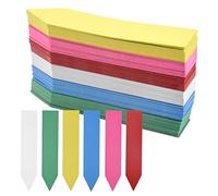 Jinlaili Etichette per Piante, 120 Pz 10 x 2 cm Etichette da Giardino, Marcatori per Piante, Etichette da Giardinaggio Impermeabili, Marcatori per Piante Plastica Riutilizzabili, Colorate