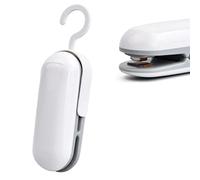 Jinlaili Mini Sigillante Portatile, 2 in 1 Sigillatore per Sacchetti, Portatile della Mano Sealer Sigillatore, Sigillatrice a Caldo, Portatile Della Mano Sealer, Mini Sigillatore Termico