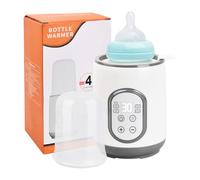 Jinlaili Scaldabiberon 4 in 1, Scaldabaschette Per Riscaldamento Rapido, Scaldabiberon Elettrico, Scaldalatte Formula, Scaldabiberon Portatile Per Latte Materno Riscaldatore Di Alimenti per Bambini