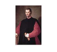 JINLIMAO Quadro A Olio su Tela 30 * 50CM Senza Cornice Niccolò Machiavelli Picture Print Modern Family Bedroom Decor Posters