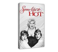 JINLIMAO Stampe Quadri 50 * 70CM Senza Cornice Film americano A qualcuno piace caldo Film classico 0 cm