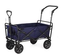 JINMUXUAN Carrello da Campeggio Carrello da Esterno per Esterni vagone di Utility a 4 Ruote da Campeggio da Campeggio Giardino Carrello a Mano per Il Trasporto da Picnic all'aperto Beauty Comes