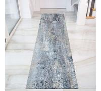 Jinnrug Tappeto da corridoio contemporaneo per corridoio, cucina, soggiorno antiscivolo 1m/1,5m/2m/2,5m/3m/3,5m/4m/4,5m/5m/6m tappeto da corridoio extra lungo 80x200cm zerbino(70×600cm)