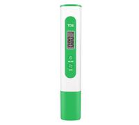 Jinpojun Tester di qualità dell'Acqua TDS, 0-9990 PPM, Digitale Misuratore TDS per Acquari, Piscine, Acqua, Laboratorio, Idroponica Piscina, Auto Calibrazione per Acqua Potabile(Verde)