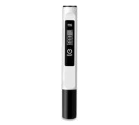 Jinpojun Tester di qualità dell'Acqua TDS, 0-9990 PPM, Digitale Misuratore TDS per Acquari, Piscine, Acqua, Laboratorio, Idroponica Piscina, Auto Calibrazione per Acqua Potabile, 2025 Nuovo(Nero)