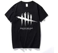 JINPUJING Dead By Daylight Mens T-Shirt Printed Graphic Top Unisex Black Tee M