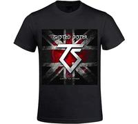 JINQIANXI Twisted Sister Live At The Astoria Mens T Shirts Design Crew Neck Black Size S